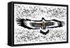 The Black Birds 1-Ata Alishahi-Framed Stretched Canvas