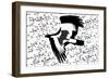 The Black Birds 2-Ata Alishahi-Framed Giclee Print