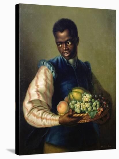 The Black Boy-William Jones-Stretched Canvas