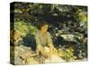 The Black Brook-John Singer Sargent-Stretched Canvas