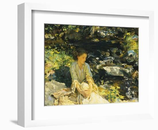 The Black Brook-John Singer Sargent-Framed Giclee Print