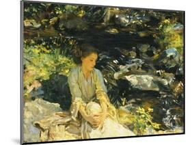 The Black Brook-John Singer Sargent-Mounted Giclee Print