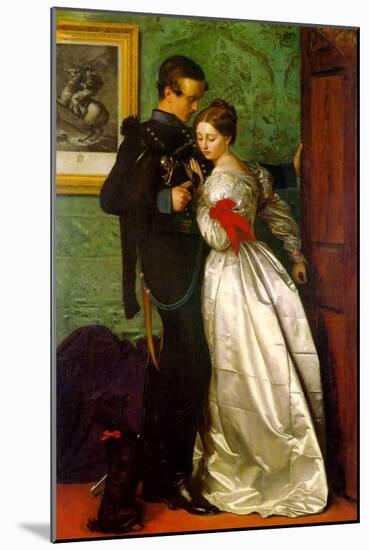 The Black Brunswicker-John Everett Millais-Mounted Art Print