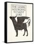 The Black Calf of St. Luke, 1931-Eric Gill-Framed Stretched Canvas