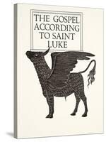 The Black Calf of St. Luke, 1931-Eric Gill-Stretched Canvas