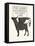 The Black Calf of St. Luke, 1931-Eric Gill-Framed Stretched Canvas