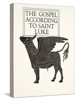 The Black Calf of St. Luke, 1931-Eric Gill-Stretched Canvas