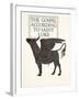 The Black Calf of St. Luke, 1931-Eric Gill-Framed Giclee Print