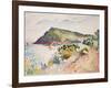 The Black Cape, Pramousquier Bay, 1906-Henri Edmond Cross-Framed Giclee Print