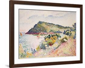 The Black Cape, Pramousquier Bay, 1906-Henri Edmond Cross-Framed Giclee Print