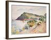 The Black Cape, Pramousquier Bay, 1906-Henri Edmond Cross-Framed Giclee Print