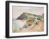 The Black Cape, Pramousquier Bay, 1906-Henri Edmond Cross-Framed Giclee Print