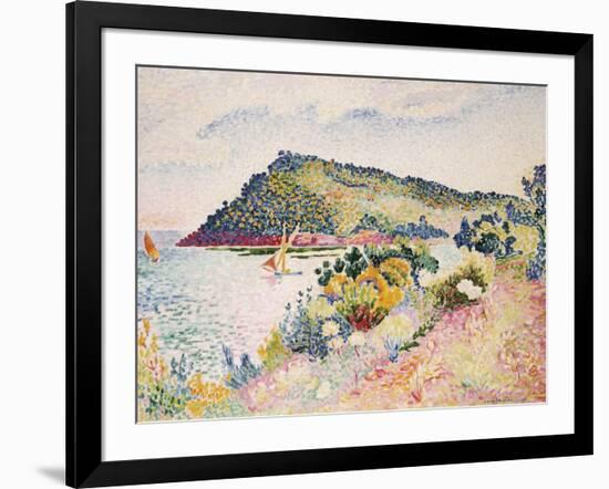 The Black Cape, Pramousquier Bay, 1906-Henri Edmond Cross-Framed Giclee Print