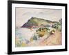 The Black Cape, Pramousquier Bay, 1906-Henri Edmond Cross-Framed Giclee Print