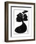 The Black Cape-Aubrey Beardsley-Framed Premium Giclee Print