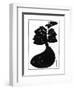 The Black Cape-Aubrey Beardsley-Framed Premium Giclee Print