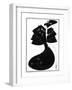 The Black Cape-Aubrey Beardsley-Framed Premium Giclee Print