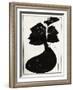 ' The Black Cape-Aubrey Beardsley-Framed Giclee Print