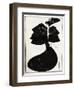 ' The Black Cape-Aubrey Beardsley-Framed Premium Giclee Print