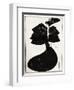 ' The Black Cape-Aubrey Beardsley-Framed Premium Giclee Print