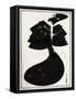 ' The Black Cape-Aubrey Beardsley-Framed Stretched Canvas