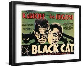 The Black Cat, 1934-null-Framed Art Print