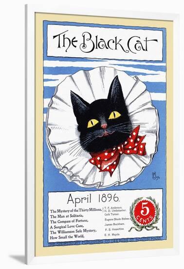 The Black Cat, April 1896-null-Framed Art Print