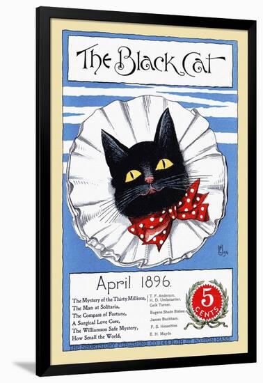The Black Cat, April 1896-null-Framed Art Print