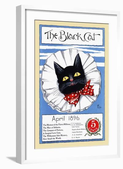 The Black Cat, April 1896-null-Framed Art Print