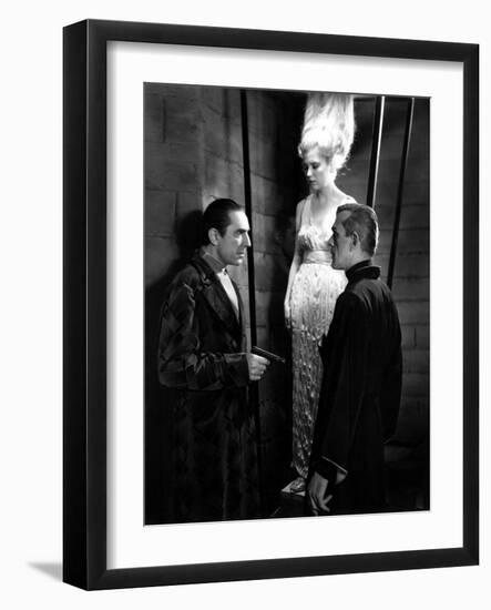 The Black Cat, Bela Lugosi, Boris Karloff, 1934, Suspended Animation-null-Framed Photo