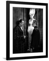 The Black Cat, Bela Lugosi, Boris Karloff, 1934, Suspended Animation-null-Framed Photo