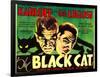 The Black Cat, Boris Karloff, Bela Lugosi, 1934-null-Framed Art Print