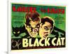 The Black Cat, Boris Karloff, Bela Lugosi, 1934-null-Framed Photo