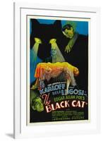 The Black Cat, Boris Karloff, Harry Cording, Jacqueline Wells, Bela Lugosi, 1934-null-Framed Art Print
