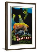 The Black Cat, Boris Karloff, Harry Cording, Jacqueline Wells, Bela Lugosi, 1934-null-Framed Art Print