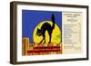 The Black Cat Café-Curt Teich & Company-Framed Art Print