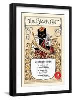 The Black Cat, December 1896-null-Framed Art Print