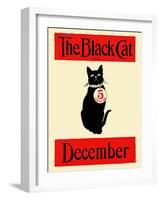 The Black Cat December-null-Framed Art Print