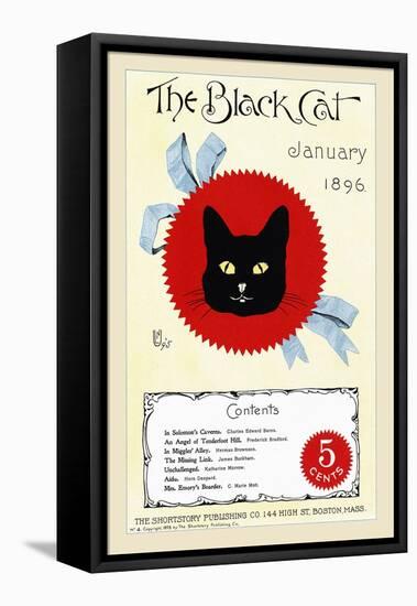 The Black Cat, January 1896-null-Framed Stretched Canvas