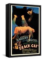 The Black Cat-null-Framed Stretched Canvas