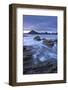 The Black Cuillin Mountains from the Rocky Shores of Elgol, Isle of Skye, Scotland-Adam Burton-Framed Photographic Print