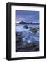 The Black Cuillin Mountains from the Rocky Shores of Elgol, Isle of Skye, Scotland-Adam Burton-Framed Photographic Print