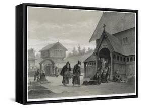 The Black Death Kills of Two Thirds of the Norwegian Population-P.n. Arbo-Framed Stretched Canvas