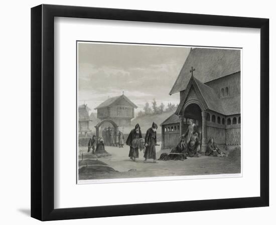 The Black Death Kills of Two Thirds of the Norwegian Population-P.n. Arbo-Framed Art Print