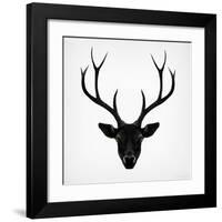 The Black Deer-Ruben Ireland-Framed Art Print