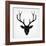 The Black Deer-Ruben Ireland-Framed Art Print