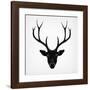 The Black Deer-Ruben Ireland-Framed Art Print