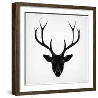 The Black Deer-Ruben Ireland-Framed Art Print