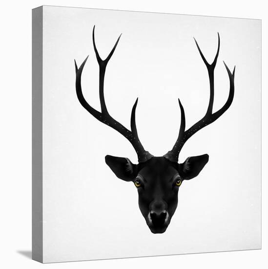 The Black Deer-Ruben Ireland-Stretched Canvas