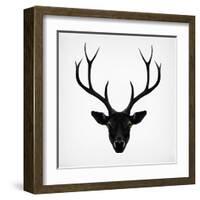 The Black Deer-Ruben Ireland-Framed Art Print